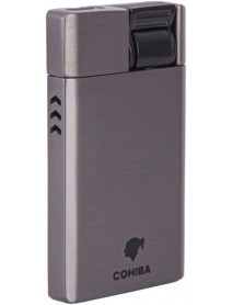 Cohiba Perde Alev Gunmetal Metal Çakmak CCM0391