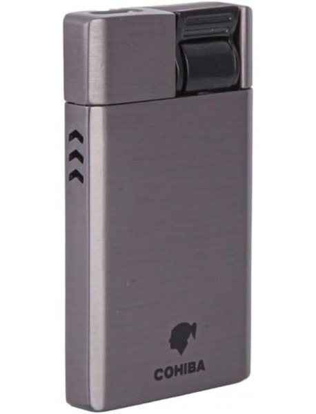 Cohiba Perde Alev Gunmetal Metal Çakmak CCM0391