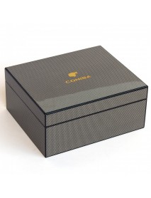 Cohiba Setli Humidor Karbon Desen - Puro Kutusu Cohiba Setli Humidor Karbon Desen - Puro Kutusu