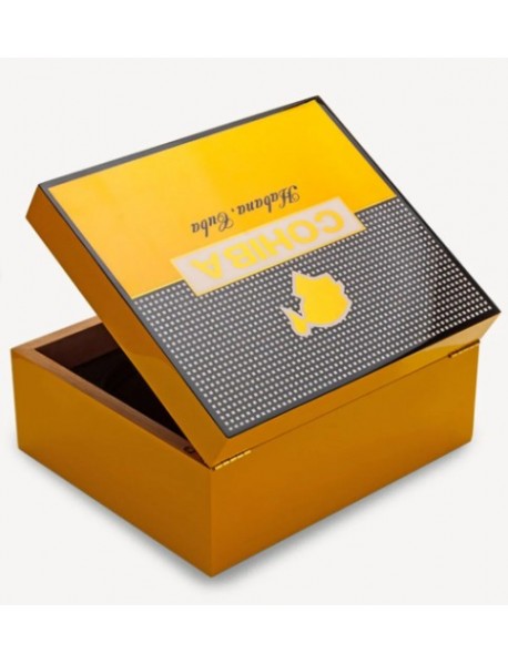 Cohiba Setli Humidor Orijinal Sarı - Puro Kutusu