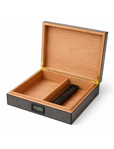 Cohiba 2026 Model Humidor Karbon Gri