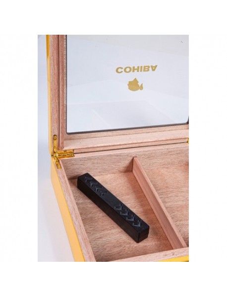 Cohiba 2025 Model Classics Humidor - Sarı Siyah Cohiba 2025 Model Classics Humidor - Sarı Siyah