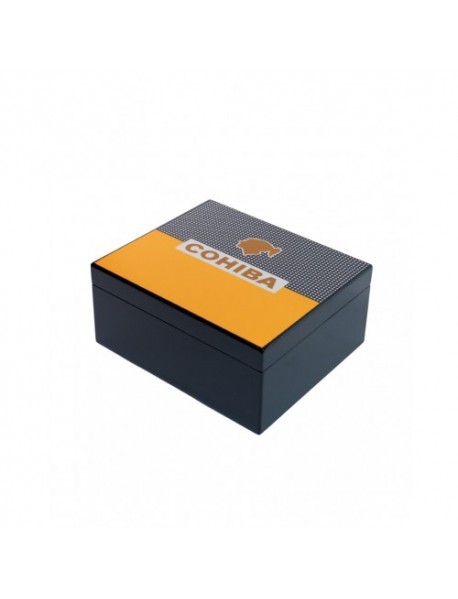 Cohiba Humidor Siyah Sarı - Puro Kutusu Cohiba Humidor Siyah Sarı - Puro Kutusu