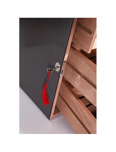 Cohiba 2025 Model Üç Çekmeceli Humidor - Karbon Gri Cohiba 2025 Model Üç Çekmeceli Humidor - Karbon Gri