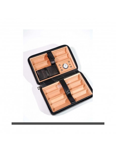 Cohiba Premium Puro Taşıma Humidoru - Siyah Deri Çanta Tipi