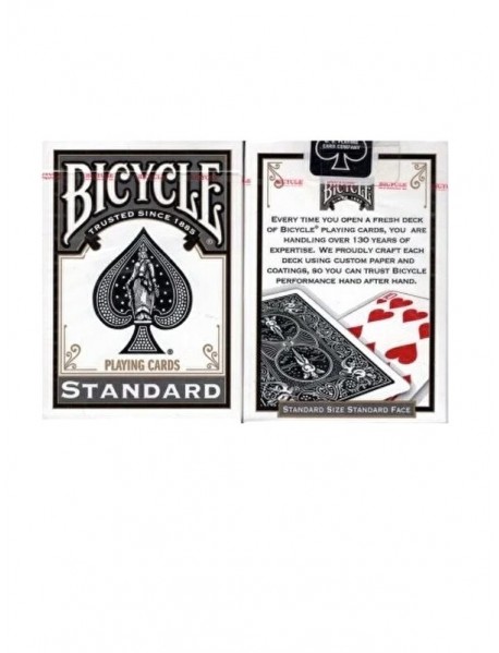 Bicycle Standart Siyah Premium Oyun Kağıdı İskambil Destesi Bicycle Standart Siyah Premium Oyun Kağıdı İskambil Destesi