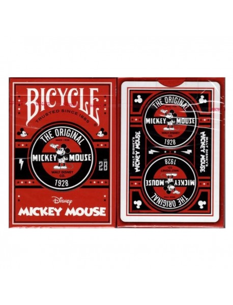 Bicycle Disney Classic Mickey Mouse (Red) Oyun Kağıdı İskambil Destesi Bicycle Disney Classic Mickey Mouse (Red) Oyun Kağıdı İskambil Destesi