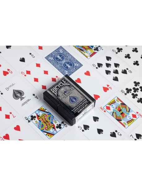 Bicycle Prestige Blue Mavi %100 Plastic Dura-Flex Premium Oyun Kağıdı iskambil Kartları Destesi Bicycle Prestige Blue Mavi %100 Plastic Dura-Flex Premium Oyun Kağıdı iskambil Kartları Destesi