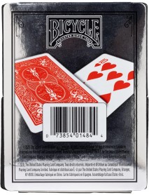 Bicycle Prestige Red Kırmızı %100 Plastic Dura-Flex Premium Oyun Kağıdı iskambil Kartları Destesi