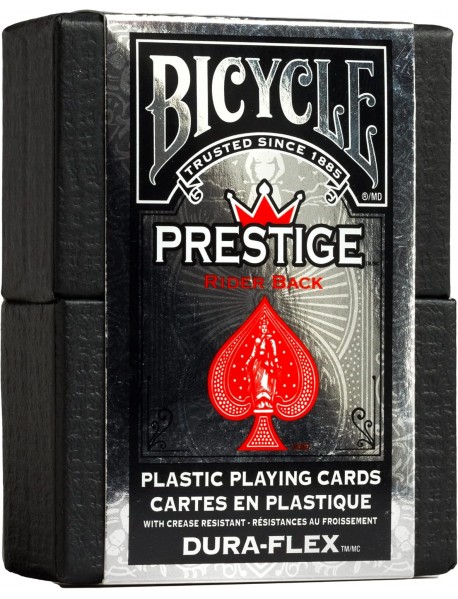 Bicycle Prestige Red Kırmızı %100 Plastic Dura-Flex Premium Oyun Kağıdı iskambil Kartları Destesi Bicycle Prestige Red Kırmızı %100 Plastic Dura-Flex Premium Oyun Kağıdı iskambil Kartları Destesi