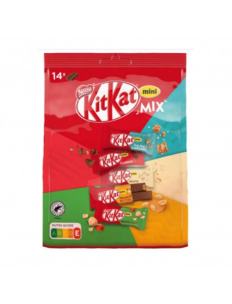 KitKat Mini Mix Karışık Mini Çikolata Paketi 197,4 Gr KitKat Mini Mix Karışık Mini Çikolata Paketi 197,4 Gr