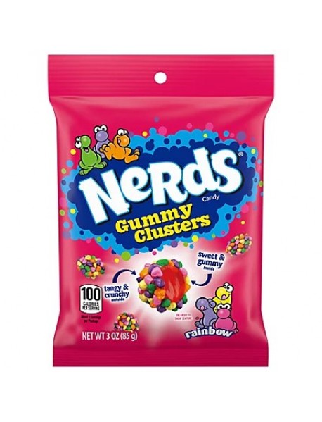 Nerds Gummy Clusters Draje Kaplı Jel Şeker 85 Gr