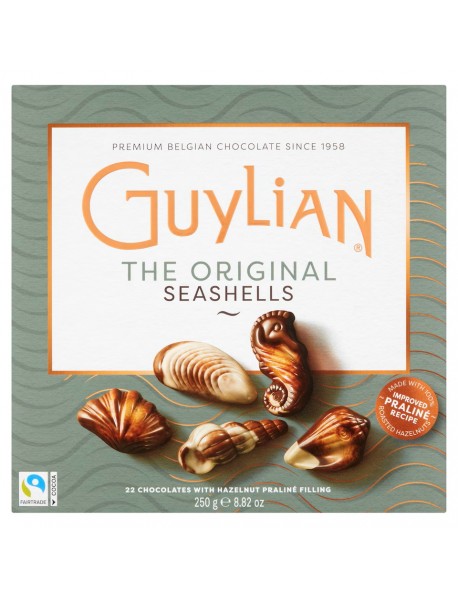 Guylian Original Seashells Fındık Pralinli Belçika Çikolatası 250 Gr Guylian Original Seashells Fındık Pralinli Belçika Çikolatası 250 Gr