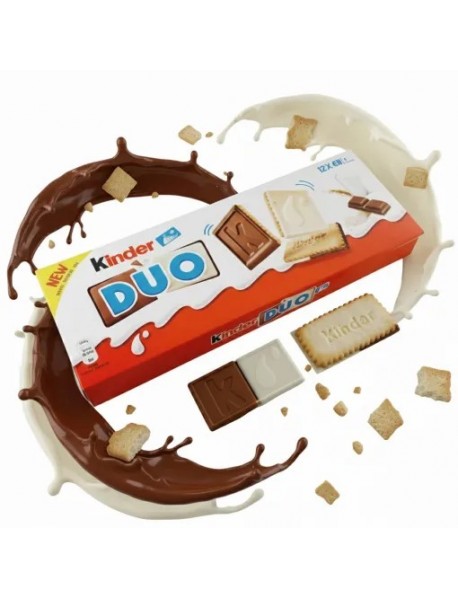 Kinder Duo Sütlü ve Beyaz Çikolata 150 Gr
