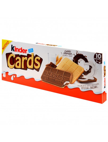 Kinder Cards Süt ve Kakao Krema Dolgulu Gofret 128 Gr