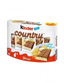 Kinder Country Sütlü Yer Fıstıklı Çikolata 9’lu Paket