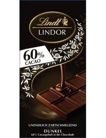 Lindt Lindor %60 Bitter Yoğun Kakao Tablet Çikolata 100 Gr Lindt Lindor %60 Bitter Yoğun Kakao Tablet Çikolata 100 Gr