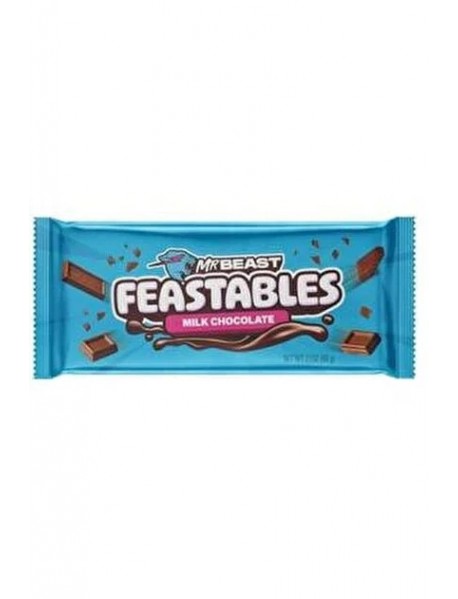 MrBeast Feastables Sütlü Çikolata Bar 60 Gr