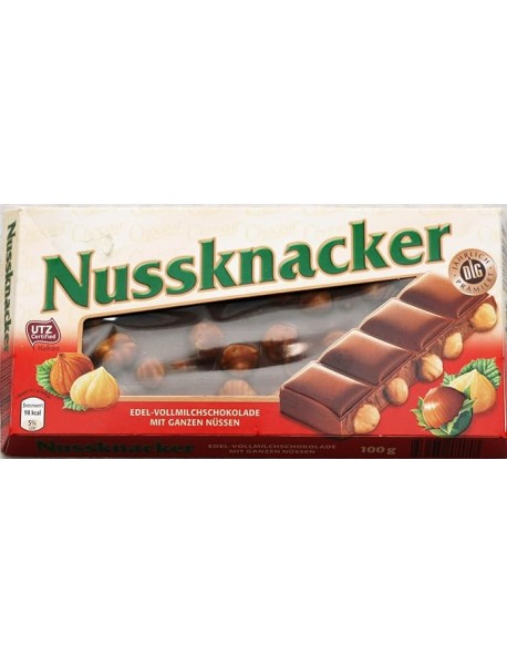 Nussknacker Sütlü Fındıklı Çikolata 100 Gr Nussknacker Sütlü Fındıklı Çikolata 100 Gr