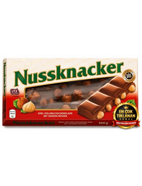 Nussknacker Sütlü Fındıklı Çikolata 100 Gr