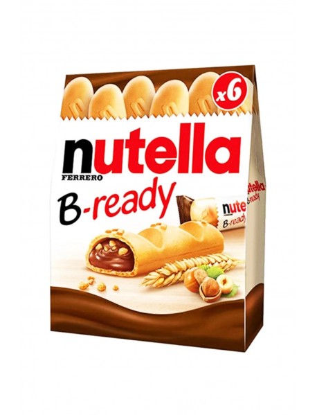 Nutella B-Ready Fındık Kremalı Çıtır Gofret Bar 132 Gr