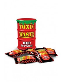 Toxic Waste Red Ekşi Şeker Varil Kutu 42 Gr