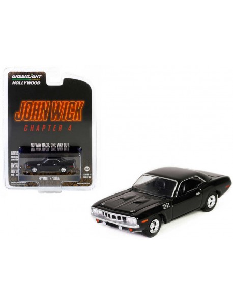 Greenlight 1/64 Hollywood Series 41- 1971 Plymouth 'Cuda - John Wick: Chapter 4 (2023) Greenlight 1/64 Hollywood Series 41- 1971 Plymouth 'Cuda - John Wick: Chapter 4 (2023)