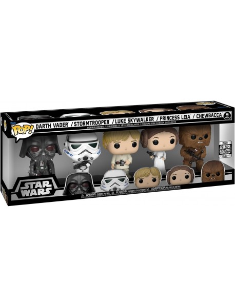 Funko Star Wars Celebration Exclusive Funko Pop 5 Pack - 2022 Galactic Convention Funko Star Wars Celebration Exclusive Funko Pop 5 Pack - 2022 Galactic Convention