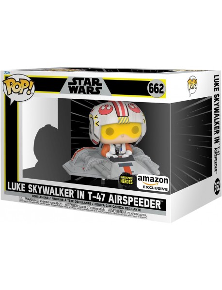 Funko Pop Ride Super Deluxe: Star Wars - Luke Skywalker in T-47 Airspeeder Exclusive Funko Pop Ride Super Deluxe: Star Wars - Luke Skywalker in T-47 Airspeeder Exclusive