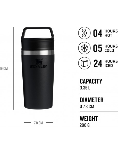 Stanley The Cafe To-Go Termos Bardak 0,35 L - Siyah