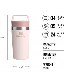 Stanley The Cafe To-Go Termos Bardak 0,35 L - Pembe