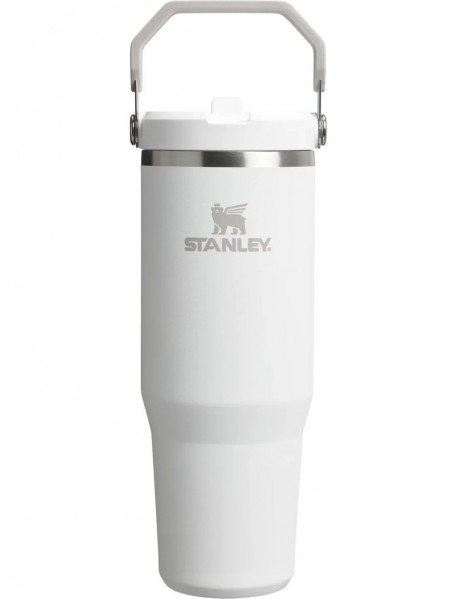 Stanley IceFlow Flip Straw Tumbler Pipetli Termos 0.89L Beyaz