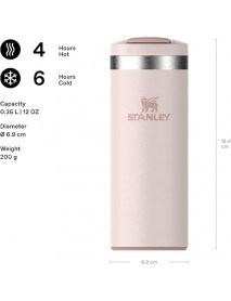 Stanley Fliptop The Transit 0.35 L Seyahat Bardağı - Rose Quartz