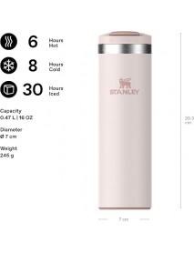 Stanley Fliptop The Transit 0.47 L Seyahat Bardağı - Rose Quartz