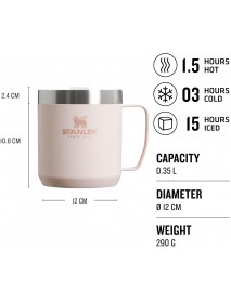 Stanley Classic Legendary Camp Mug 0.35 - Pembe