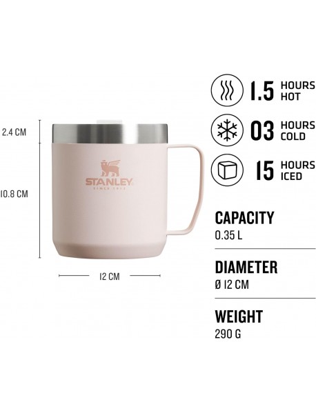 Stanley Classic Legendary Camp Mug 0.35 - Pembe Stanley Classic Legendary Camp Mug 0.35 - Pembe