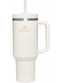 Stanley Quencher H2.O FlowState™ Tumbler Pipetli Termos 1.18L - Krem Stanley Quencher H2.O FlowState™ Tumbler Pipetli Termos 1.18L - Krem